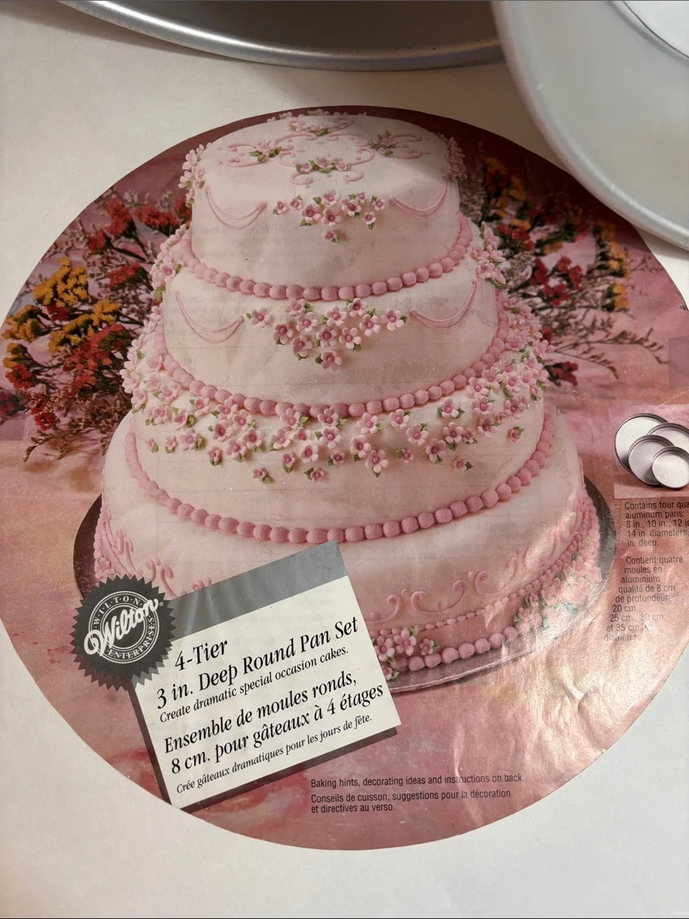Wilton Silver Round Cake Pan Set - Multi-Size Baking Pans